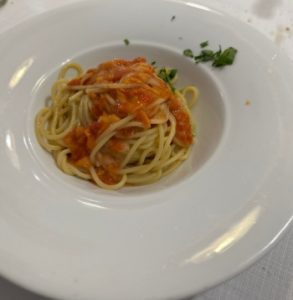 うにのパスタ