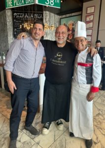 マンダリンシェフとDanieleさんとイタリアからのpizzaシェフMartucci先生
